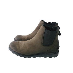 Sorel Women's Taupe Ainsley NL3092-011 Pull On Casual Ankle Chelsea Boot Size 10